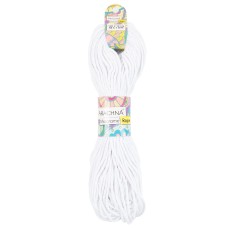 Пряжа ARACHNA "Macrame Rope"   70\% хлопок, 30\% полиэстер   3 шт. х  120 г ± 10 г  54 м ± 1 м №306 белый