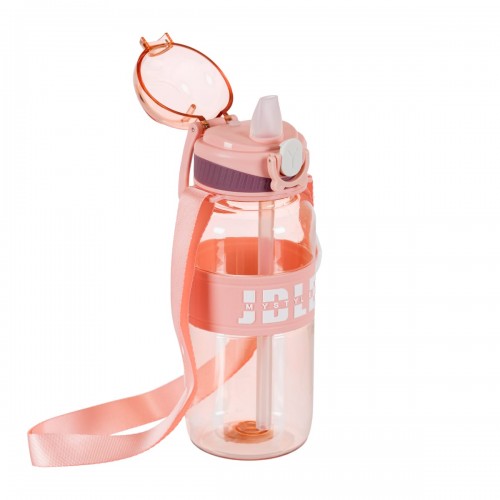 "Lol&Pop"   LLP-017   Бутылка пластиковая   800 мл  22 х 8 см  полипропилен   поликарбонат №02 розовый