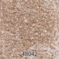 Бисер Чехия круглый 4 10/0 2.3 мм 500 г 48042 (Ф249) серо-бежевый