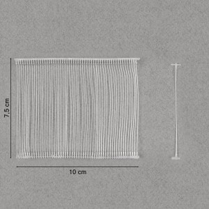 Держатели этикеток к эт.пист.   TPS-01   "Micron"   5000 шт  в картонной упаковке 75 мм прозрачный
