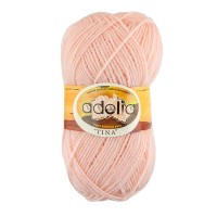 Пряжа ADELIA "TINA"   100\% акрил   5 шт. х  100 г  308 м ± 10 м №015 персиковый
