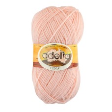 Пряжа ADELIA "TINA"   100\% акрил   5 шт. х  100 г  308 м ± 10 м №015 персиковый