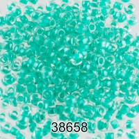 Бисер Чехия круглый 5   10/0   2.3 мм  500 г 38658 (Ф257) зеленый