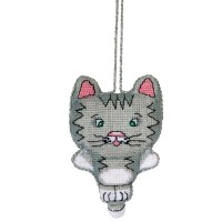 Набор для вышивания "PANNA" IG-1367   "Игрушка. Котик" 7  х 9.5  см