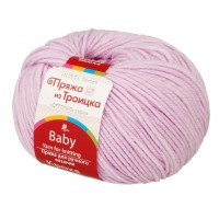Пряжа из Троицка "Кроха"   80\% акрил, 20\% шерсть   10 шт. х  50 г  135 м №1558 cв.лаванда