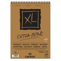 "Canson"   Альбом для пастели и угля XL   90 г/м2  A4   21 х  29.7 см  на спирали   120 л. C200787500