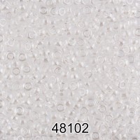 Бисер Чехия круглый 1   10/0   2.3 мм  500 г 48102 (Ф281) прозрачный