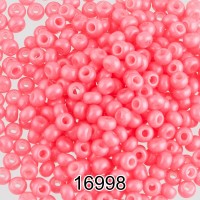 Бисер Чехия круглый 4   10/0   2.3 мм  500 г 16998 (Ф315) розовый