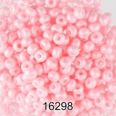 Бисер Чехия круглый 4   10/0   2.3 мм  500 г 16298 (Ф305) св.розовый
