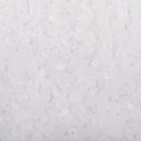 Бисер Чехия OBLONG   321-71001   3.5 мм  50 г 02090 прозрачный/белый