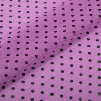 Ткань PC-05   Chiffon   68 г/кв.м ± 5 г/кв.м  147 см ± 2 см  100\% полиэстер №11 сиреневый/черный