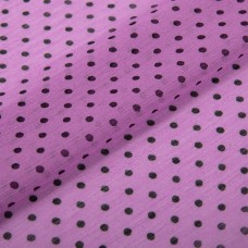 Ткань PC-05   Chiffon   68 г/кв.м ± 5 г/кв.м  147 см ± 2 см  100\% полиэстер №11 сиреневый/черный