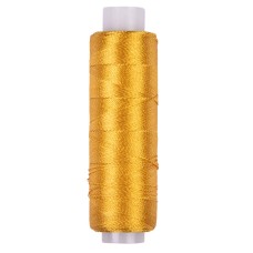 Нитки для вышивания "Gamma"   V150/2   100\% вискоза   10 x  183 м  200 я №3159 золотой