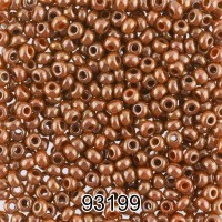 Бисер Чехия круглый 7   10/0   2.3 мм  500 г 93199 (Ф473) медный