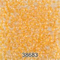 Бисер Чехия круглый 5 10/0 2.3 мм 500 г 38683 (Ф437) т.желтый