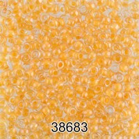 Бисер Чехия круглый 5   10/0   2.3 мм  500 г 38683 (Ф437) т.желтый