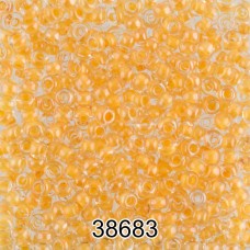 Бисер Чехия круглый 5   10/0   2.3 мм  500 г 38683 (Ф437) т.желтый