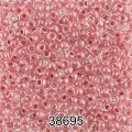 Бисер Чехия круглый 5 10/0 2.3 мм 500 г 38695 (Ф439) грязно-розовый