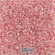 Бисер Чехия круглый 5   10/0   2.3 мм  500 г 38695 (Ф439) грязно-розовый