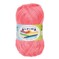 Пряжа ALPINA "XENIA" 2   100\% мерсеризованный хлопок   10 шт. х  50 г  240 м ± 10 м №286 розовый