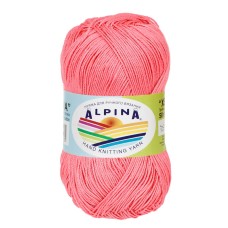 Пряжа ALPINA "XENIA" 2   100\% мерсеризованный хлопок   10 шт. х  50 г  240 м ± 10 м №286 розовый