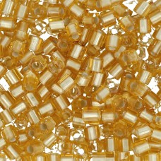 Бисер Япония "TOHO" 11/0   HEXAGON №4   2.2 мм  500 г №0022F св.золотистый