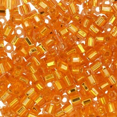 Бисер Япония "TOHO" 11/0   HEXAGON №4   2.2 мм  500 г №0030 оранжевый