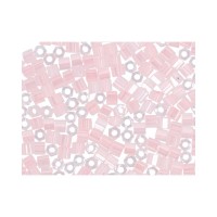 Бисер Япония "TOHO" 11/0   HEXAGON №3   2.2 мм  500 г №0145 св.розовый/перл