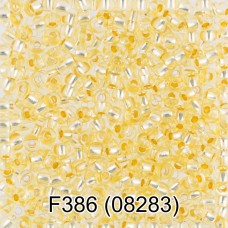 Бисер Чехия "GAMMA" круглый 6   10/0   2.3 мм  10 х  5 г  1-й сорт F386 св.желтый ( 08283 )