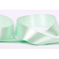 Лента атласная 25 мм ( 1 ")  "Gamma"   AL-25P   ФАСОВКА   5 x  5.4 м №063 св.св.зеленый