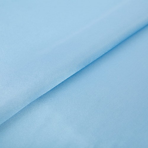 Ткань ZS   Poly satin   88 г/кв.м ± 5 г/кв.м  147 см ± 2 см  100\% полиэстер №165 голубой