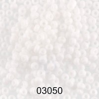 Бисер Чехия круглый 2   10/0   2.3 мм  500 г 03050 (Ф090) белый