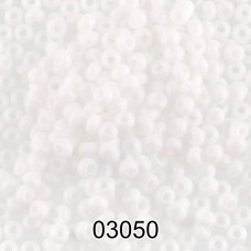 Бисер Чехия круглый 2   10/0   2.3 мм  500 г 03050 (Ф090) белый