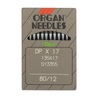 Иглы для пром. шв. машин "ORGAN"   DP*17   10 шт. №080