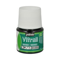 "PEBEO"   Краска для стекла и металла Vitrail лаковая прозрачная   45 мл 050-013 изумрудный