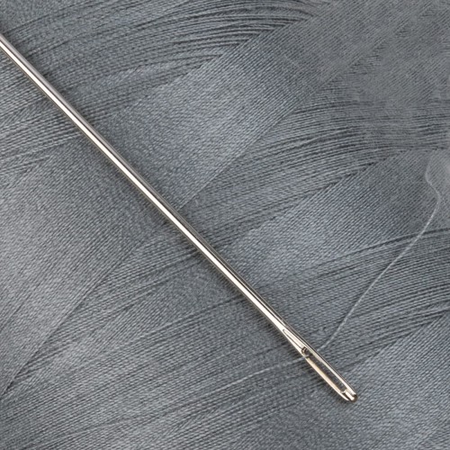 Швейные нитки (полиэстер) 40/2   "Nitka"  ( 301-400 )  4570 м №342 серый