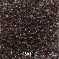 Бисер Чехия круглый 1   10/0   2.3 мм  500 г 49010 (Ф534)  коричневый