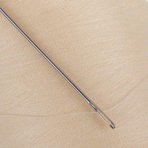 Швейные нитки (полиэстер) 40/2   "Nitka"  ( 401-502 )  4570 м №453 кремовый