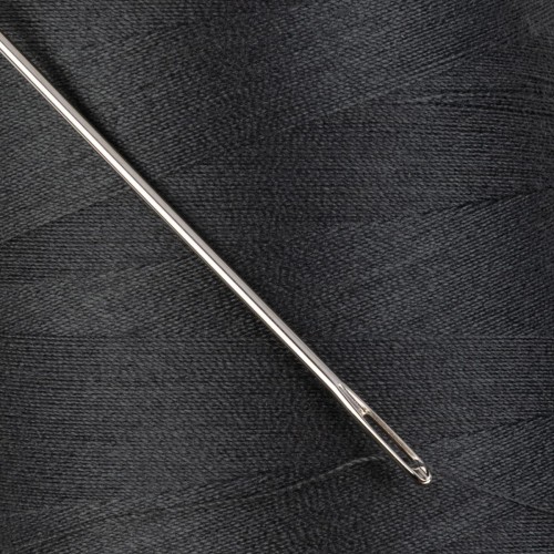 Швейные нитки (полиэстер) 40/2   "Nitka"  ( 301-400 )  4570 м №347 т.серый