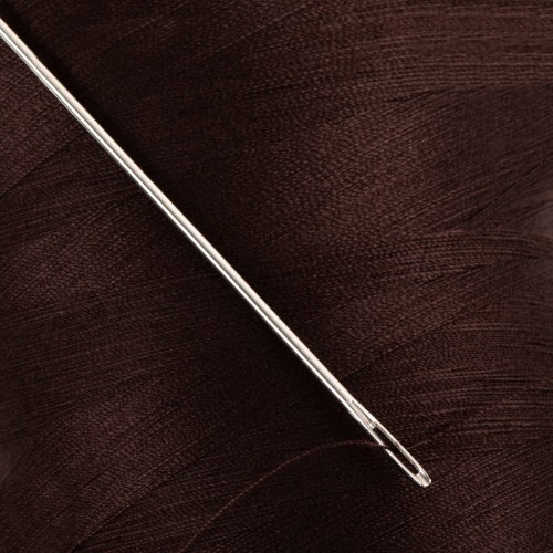 Швейные нитки (полиэстер) 40/2   "Nitka"  ( 401-502 )  4570 м №492 т.коричневый