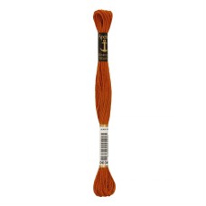 Нитки для вышивания "Anchor"   мулине   100\% хлопок   12 x  8 м 0349 коричневый
