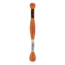 Нитки для вышивания "Anchor"   мулине   100\% хлопок   12 x  8 м 0883 красно-коричневый