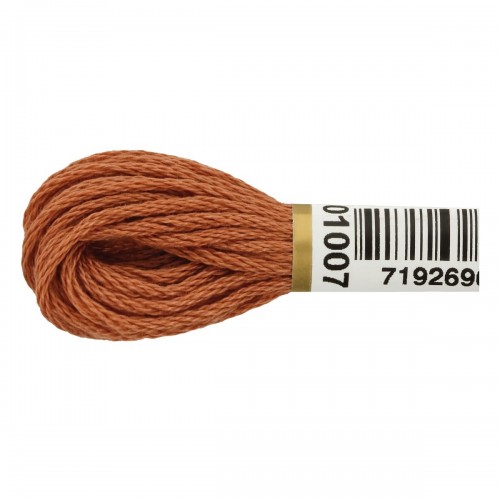 Нитки для вышивания "Anchor"   мулине   100\% хлопок   12 x  8 м 1007 беж