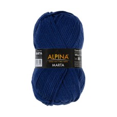 Пряжа ALPINA "MARTA"   100\% тактифил   5 шт. х  100 г  120 м ± 6 м №013 синий