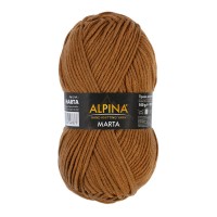 Пряжа ALPINA "MARTA"   100\% тактифил   5 шт. х  100 г  120 м ± 6 м №029 св. коричневый