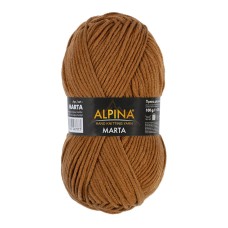 Пряжа ALPINA "MARTA"   100\% тактифил   5 шт. х  100 г  120 м ± 6 м №029 св. коричневый