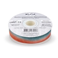 Лента капроновая 15 мм ( 5/8 ")  "BLITZ"   ORP-15   двухцветная   22.5 м ± 0.5 м 034/093 малиновый/т.морская волна