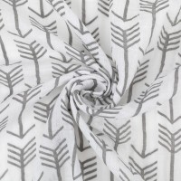 Ткань "PEPPY"   Ткань муслиновая   ФАСОВКА   EMBRACE   100\% хлопок   100 х  125 см  Shannon Fabrics premier archer graphite