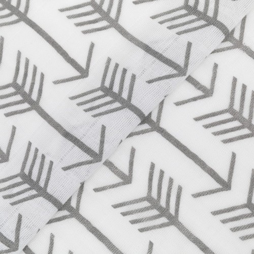 Ткань "PEPPY"   Ткань муслиновая   ФАСОВКА   EMBRACE   100\% хлопок   100 х  125 см  Shannon Fabrics premier archer graphite