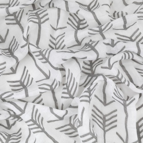 Ткань "PEPPY"   Ткань муслиновая   ФАСОВКА   EMBRACE   100\% хлопок   100 х  125 см  Shannon Fabrics premier archer graphite